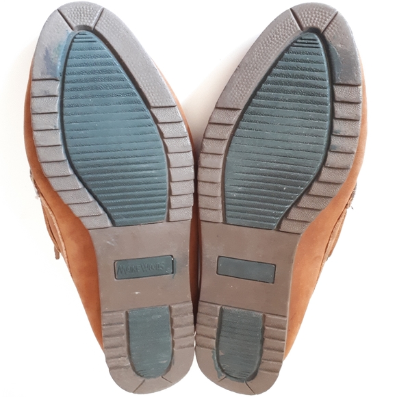 Maine Woods Leather High Cut Laced Boat Shoes 10 - Picture 7 of 11